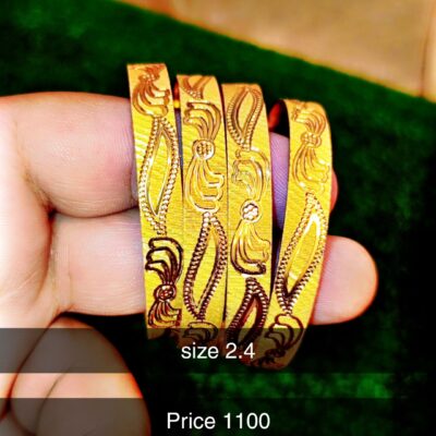 Engraved Imitation Bangles – Stunning Festive Accessory