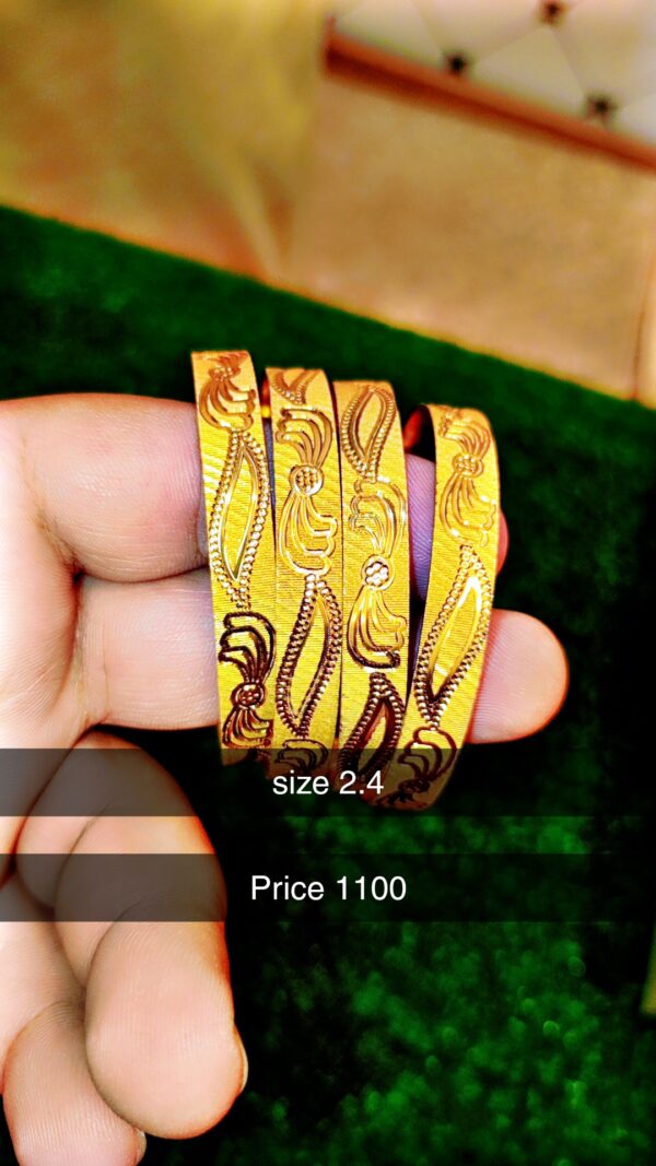 Engraved Imitation Bangles – Stunning Festive Accessory